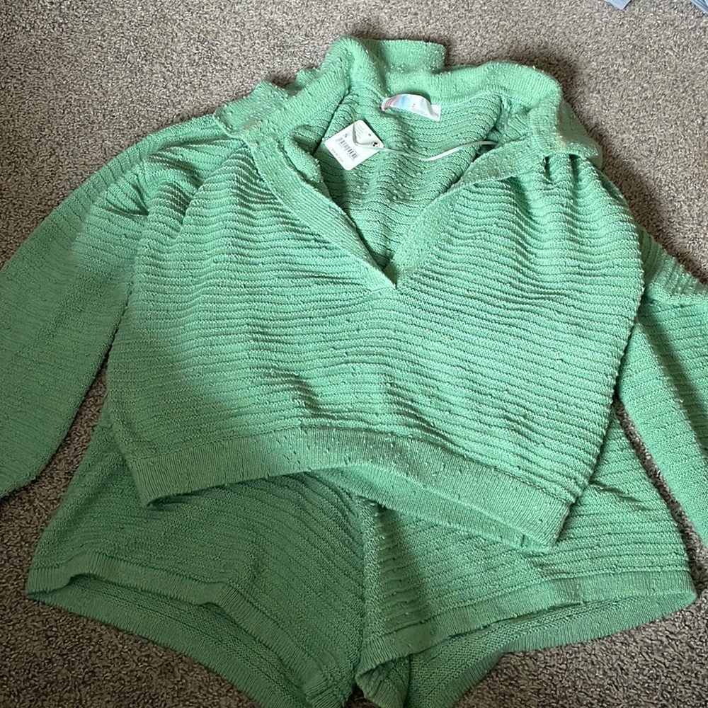 Free People Beach Sweater Set